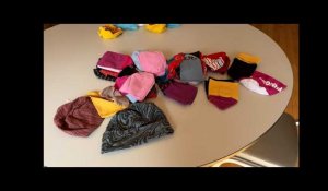 Octobre rose : des tee shirts recyclés en bonnet de chimiothérapie