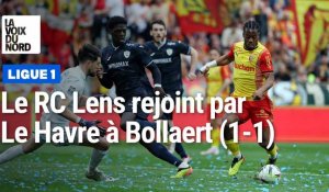 Le RC Lens concède le match nul (1-1) à Bollaert contre Le Havre AC