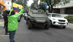 Équateur : le convoi transportant l'ex vice-président arrêté quitte le bureau du procureur