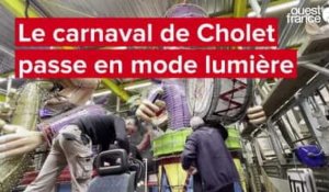 VIDÉO. Carnaval de Cholet. Comment habille-t-on les chars de 300 000 lumières pour le défilé de nuit