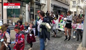 VIDÉO. Carnaval de Cholet : après les adultes, place aux enfants