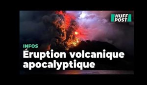 Les images apocalyptiques de l’éruption volcanique en Indonésie