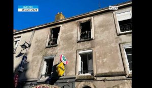 VIDEO. Un immeuble prend feu, des locataires sauvés des flammes à Nantes