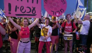 Manifestation antigouvernementale à Tel-Aviv