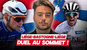 VIDÉO. Liège-Bastogne-Liège - Duel au sommet prévu entre Mathieu van der Poel et Tadej Pogacar