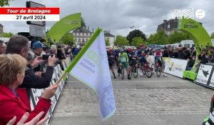 VIDÉO. C’est parti pour la troisième étape du Tour de Bretagne, entre Pontivy et Guérande