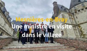 Pays de Bray : une visite ministérielle inédite à Mesnières-en-Bray