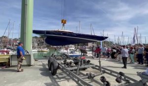 Le célèbre voilier "requin" fait son retour à Saint-Valéry-en-Caux