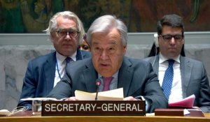 Le Moyen-Orient au bord du "précipice" d'un "conflit généralisé", s'alarme le chef de l'ONU