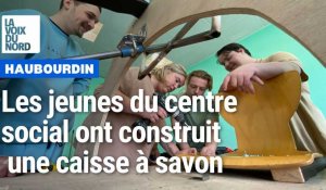 Les jeunes du centre social d’Haubourdin construisent une caisse à savon