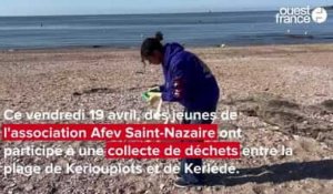 VIDEO. Ces jeunes en service civique ont nettoyé une plage de Saint-Nazaire