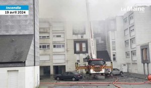 VIDÉO. Incendie et explosion à La Ferté-Bernard : une quarantaine de pompiers mobilisés 