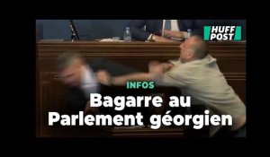 Une bagarre éclate en plein Parlement en Géorgie