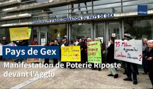 Pays de Gex : manifestation, pourquoi Poterie Riposte était devant l'Agglo
