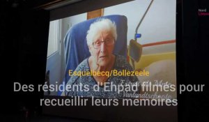 Esquelbecq : des résidents d’Ehpad filmés pour recueillir leurs mémoires