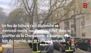 Faits divers - Incendie en cours rue Gustave-Eiffel, à Bourges