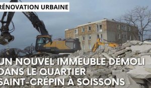 L’immeuble du 11 rue du Dr-Marcotte presque démoli à Soissons, dans le quartier Saint-Crépin