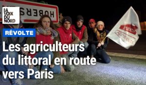 Une centaine d'agriculteurs du Pas-de-Calais en marche vers Paris