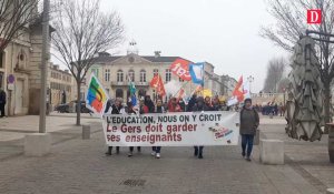 Grève des enseignants : 200 manifestants à Auch