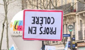 Manifestation du monde enseignant à Paris