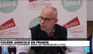 REPLAY : conférence de presse des syndicats agricoles en marge des mobilisations à travers la France