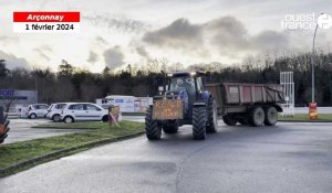 VIDÉO. Agriculteurs en colère : près d'Alençon, au E.Leclerc d’Arçonnay, le blocage est levé