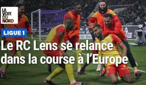 Le RC Lens s'impose à Toulouse et se relance dans la course à l'Europe