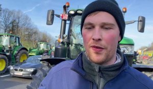 Nicolas, agriculteur à Aix-sur-Cloie (Aubange), explique les difficultés du métier d’agriculteur