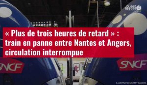 VIDÉO. « Plus de trois heures de retard » : train en panne entre Nantes et Angers