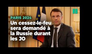 Macron espère un cessez-le-feu en Ukraine pendant les JO