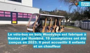 VIDÉO. Initiative : un vélo-bus en bois naît à Nantes