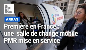 C'est une première en France : une salle de change mobile pour les personnes handicapées à Arras