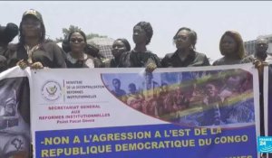 RD Congo : les femmes manifestent à Kinshasa pour dire "stop" à la guerre