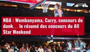 VIDÉO. NBA : Wembanyama, Curry, concours de dunk… le résumé des concours du All Star Weeke