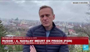 Alexeï Navalny : il "était devenu le principal ennemi de Vladimir Poutine qu'il fallait éliminer"