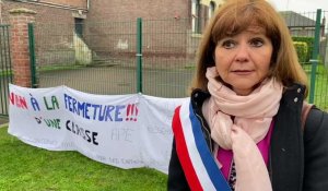 Mobilisation contre une fermeture de classe à Noyelles-Godault