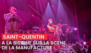 A la Bisaine s'est produit ce vendredi 16 février 2024 sur la scène de La Manufacture à Saint-Quentin