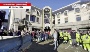 Vidéo. À Concarneau, une grève des services municipaux pour la prime Pouvoir d’achat
