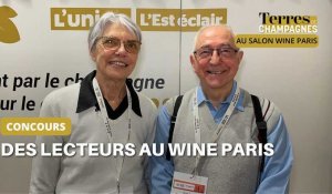 Des lecteurs au Wine Paris