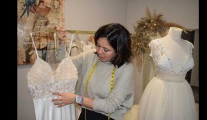 À Bazeilles, elle crée des robes de mariée sur-mesure