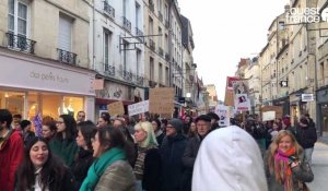 VIDÉO. À Caen, environ 1 500 personnes ont marché pour la journée des droits des femmes
