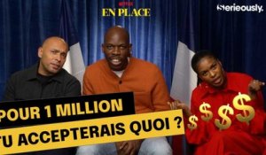 EN PLACE : l'interview CA$H de Eric Judor, Jean-Pascal Zadi et Fadily Camara