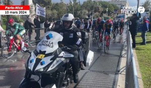 VIDÉO. Paris-Nice. Evenepoel, McNulty: revivez le départ de la dernière étape, tracée autour de Nice