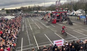 Douai : show trial au salon de la moto des Hauts-de-France à Gayant-expo