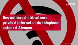 VIDÉO. Des milliers d’utilisateurs privés d’internet et de téléphone autour d’Alençon