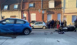 Un homme héliporté après un grave accident de la route à Auberchicourt