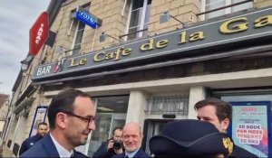 Thomas Cazenave, ministre délégué, est dans l'Oise après une saisie de cigarettes contrefaites