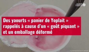 VIDÉO. Des yaourts « panier de Yoplait » rappelés à cause d’un « goût piquant » et un emballage défo