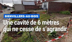 A Bienvillers-au-Bois, une cavité de 6 mètres de profondeur qui s'agrandit