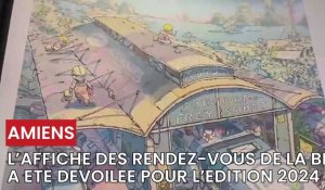 L'affiche des Rendez-vous de la bande dessinée d'Amiens 2024 est dévoilée